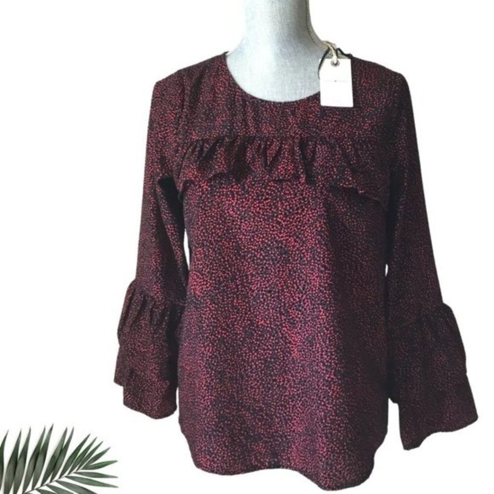 Lucky Brand Womens Printed jacquard Top Size XS/S NWT - Picture 7 of 9